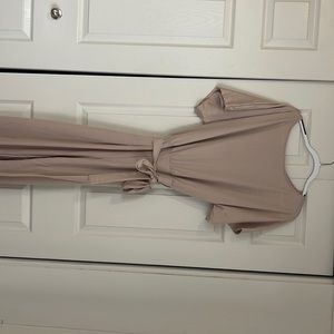 Never worn tan jumpsuit